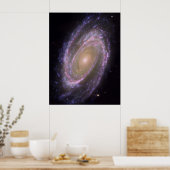 Poster Hubble - Galex - Spitzer Composite Image de M81 (Cuisine)