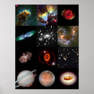 Poster Hubble Hits - Best of Hubble
