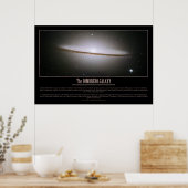 POSTER HUBBLE - LA GALAXIE SOMBRERO (Cuisine)
