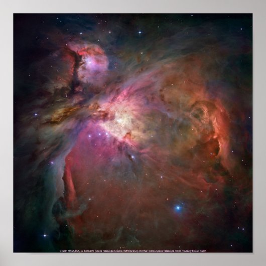 Poster Hubble / Orion Nebula (Devant)