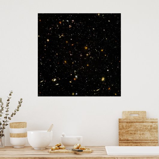 Poster Hubble Ultra Deep Field (Cuisine)