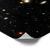 Poster Hubble Ultra Deep Field Image Constellation Fornax (Coin)