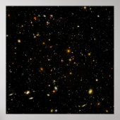 Poster Hubble Ultra Deep Field Image Constellation Fornax (Devant)