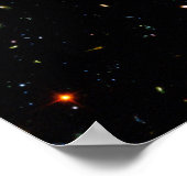 Poster Hubble Ultra Deep Field Vue de 10 000 Galaxies (Coin)