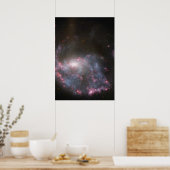 Poster Hubble voit une galaxie frapper un Bull-l'oeil (Cuisine)