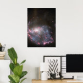 Poster Hubble voit une galaxie frapper un Bull-l'oeil (Bureau à domicile)