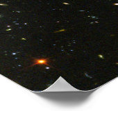 Poster Hubble vue de champ ultra profond - HUDF - Non com (Coin)