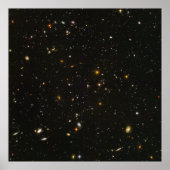 Poster Hubble vue de champ ultra profond - HUDF - Non com (Devant)