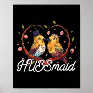 Poster Hubsmaid Mariée drôle Futur Femme Mariage Humour B