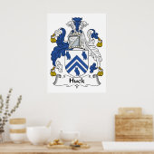 Poster Huck Family Crest (Cuisine)