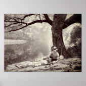 Poster Huckleberry & Tom (Sepia Edition) (Devant)