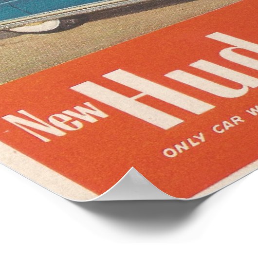 Poster Hudson Automobile Ad Circus Fair 1940 (Coin)