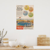 Poster Hudson Automobile Ad Circus Fair 1940 (Cuisine)