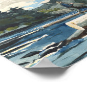 Poster Hudson River, exploitation forestière | Winslow Ho (Coin)