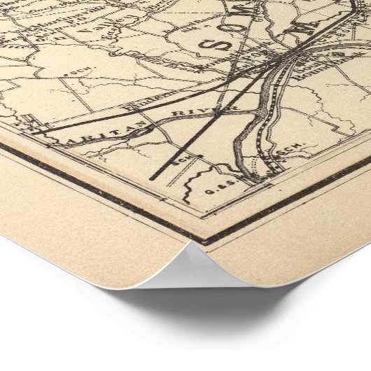 Poster Hudson, Union, Essex Cos, NJ (Coin)