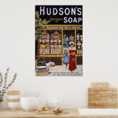 Poster Hudson's Soap 1895 (Cuisine)
