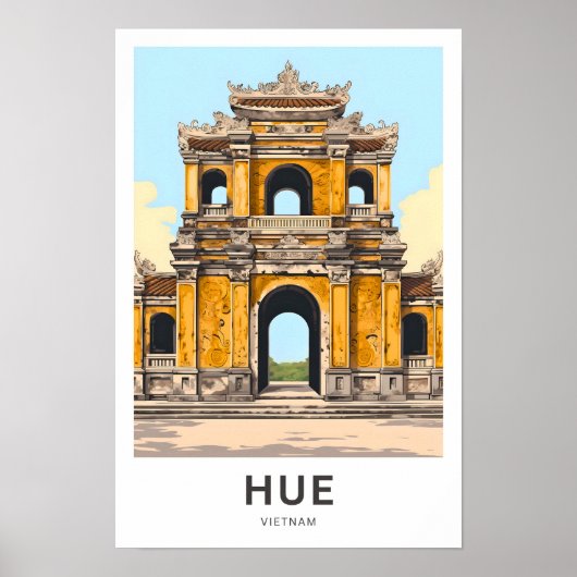 Poster Hue Viêt Nam Imprimer (Devant)