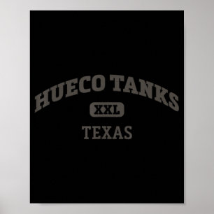 Poster Hueco Tanks College Style Rock Escalade Area Desig