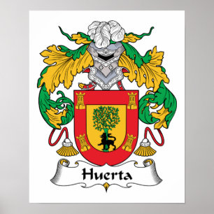 Poster Huerta Family Crest