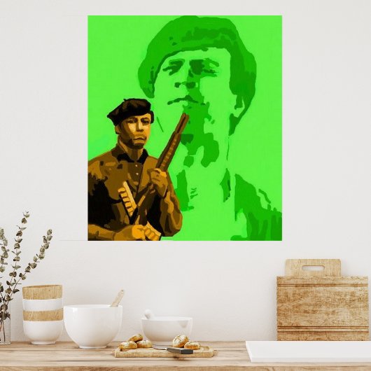 Poster Huey P. Newton (Cuisine)