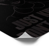 Poster Hug, Just Kidding Funny Saying, Do Not Touch Me (Coin)