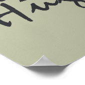 Poster Hugger d'arbre (Coin)