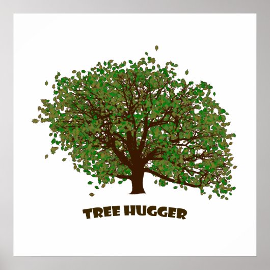 Poster Hugger d'arbre (Devant)