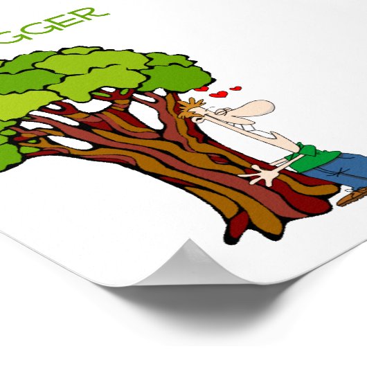 Poster Hugger d'arbre - Guy (Coin)