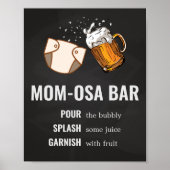 Poster Huggies et chuggies Baby shower Maman Osa Bar (Devant)
