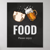 Poster Huggies et cruggies Baby shower (Devant)