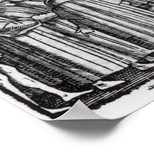 Poster Hugh Latimer Prêcher devant le roi Edward VI (Coin)