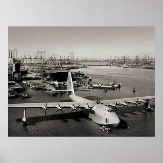 Poster Hughes H4 Spruce Goose 1947 (Devant)