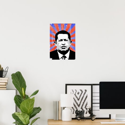 Poster Hugo Chavez (Bureau à domicile)