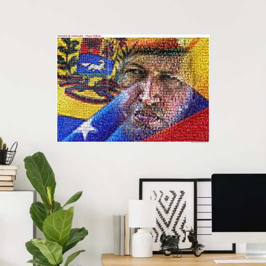 Poster Hugo Chavez (Bureau à domicile)