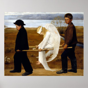 Poster Hugo Simerg L'ange blessé