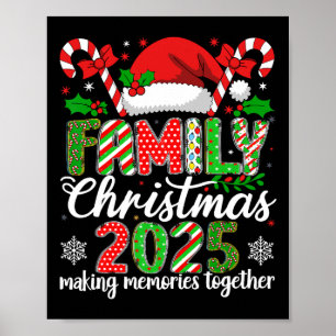 Poster Hugvyn Famille de Noël Noël 2025 Matching Ou