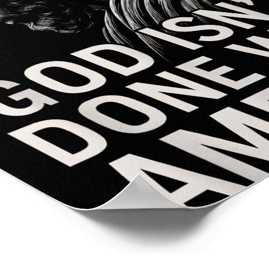 Poster Hugvyn God Isn’t Done With America Christian Faith (Coin)