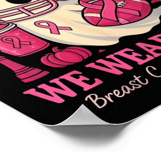 Poster Hugvyn In October We Wear Nk Ghost Halloween Breas (Coin)