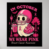 Poster Hugvyn In October We Wear Nk Ghost Halloween Breas (Devant)