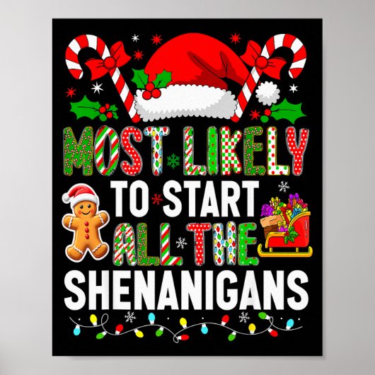 Poster Hugvyn Most Likely To Start All The Shenanigans Ch (Devant)