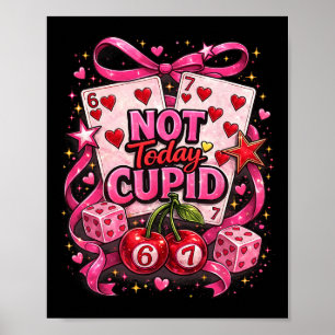 Poster Hugvyn Pas aujourd'hui Cupidon Anti Saint-Valentin