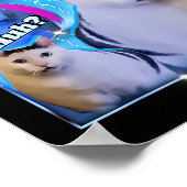 Poster Huh Cat Funny Cat Meme Weird Cat Bootleg (Coin)