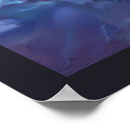 Poster Huile Abstraite (Coin)