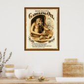 Poster Huile de argenterie du marchand ~ Publicité Vintag (Cuisine)