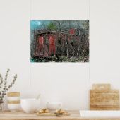 Poster Huile de caboie de l'île Grey Cloud sur panneau (Cuisine)