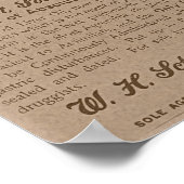 Poster Huile de foie de morue (Coin)