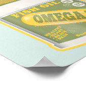 Poster Huile de poisson oméga 3 (Coin)