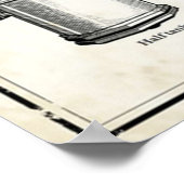 Poster Huile d'éclairage graisse déshonorée (Coin)