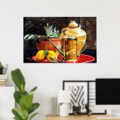 Poster Huile d'olive (Bureau à domicile)