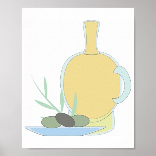 Poster Huile d'olive (Devant)